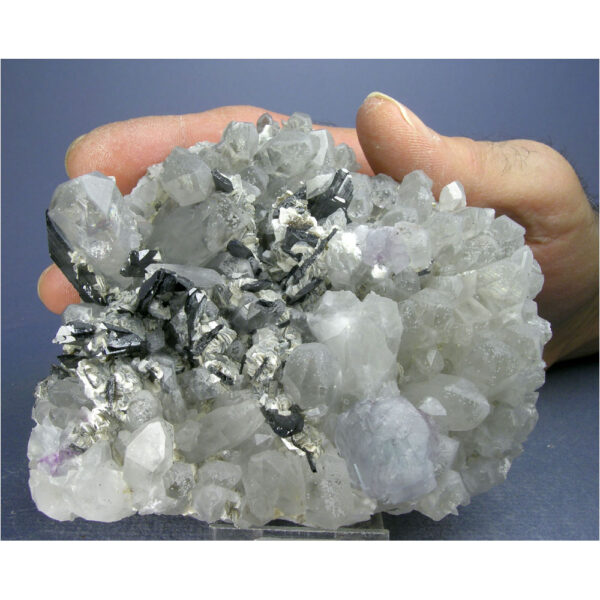 Ferberite, Quartz, Fluorite from Yaogangxian Mine, Hunan Province, China - Image 2