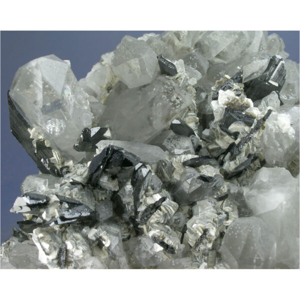 Ferberite, Quartz, Fluorite from Yaogangxian Mine, Hunan Province, China - Image 3