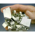 Pyrite, Fluorite from Shangbao Mine, Hunan Province, China