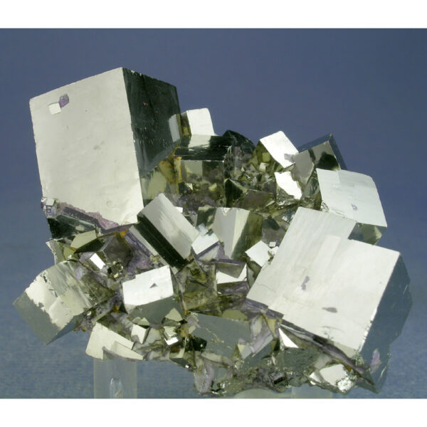 Pyrite, Fluorite from Shangbao Mine, Hunan Province, China - Image 2