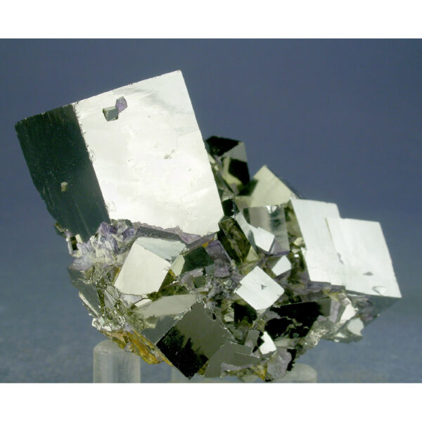 Pyrite, Fluorite from Shangbao Mine, Hunan Province, China - Image 5