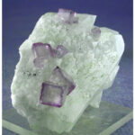 Fluorite, Quartz from Yaogangxian Mine, Hunan Province, China