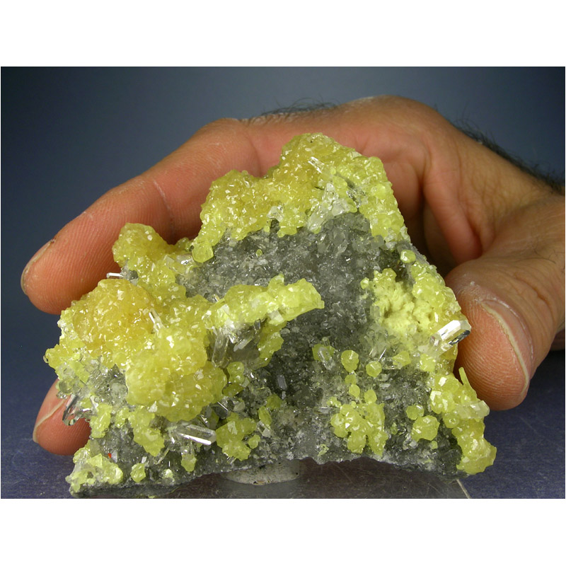 dpsc821-001-med.jpg Sulfur, Celestite from Machow Mine, Tarnobrzeg, Poland - Image 1