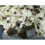 Spessartine, Smoky Quartz, Hyalite Opal, Feldspar from Wushan Mine, Fujian Province, China - Image 3