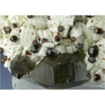 Spessartine, Smoky Quartz, Hyalite Opal, Feldspar from Wushan Mine, Fujian Province, China - Image 5