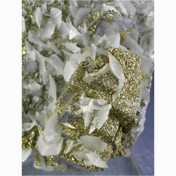 Fluorite, Quartz, Pyrite, Calcite, Chamosite from Yaogangxian Mine, Hunan Province, China - Image 4