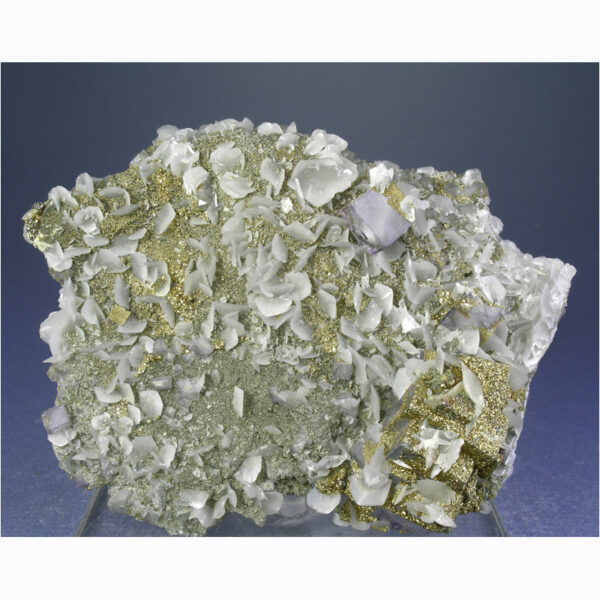 Fluorite, Quartz, Pyrite, Calcite, Chamosite from Yaogangxian Mine, Hunan Province, China - Image 9