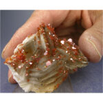 Vanadinite, Barite from Mibladen, Khenifra Province, Morocco - Image 3