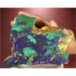 Azurite, Malachite from Aouli, Khenifra Province, Morocco - Image 2