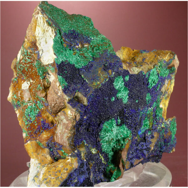 Azurite, Malachite from Aouli, Khenifra Province, Morocco - Image 3