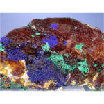 Azurite, Malachite from Aouli, Khénifra Province, Morocco - Image 3