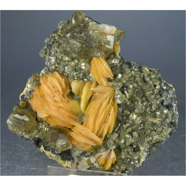 Cerussite, Barite, Galena from Mibladen, Khenifra Province, Morocco - Image 3