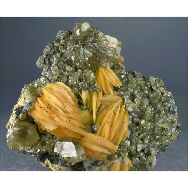 Cerussite, Barite, Galena from Mibladen, Khenifra Province, Morocco - Image 7