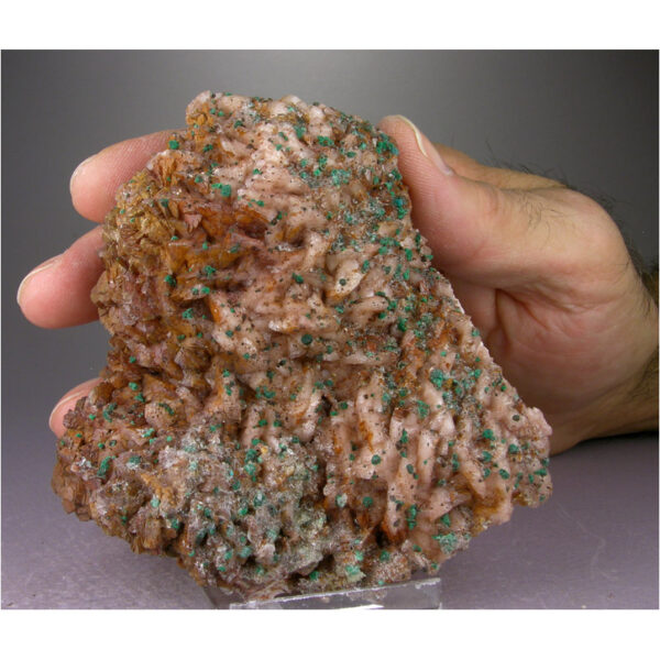 Rosasite, Ferroan Dolomite, Selenite from Bou Bekker, Touissit, Morocco - Image 5