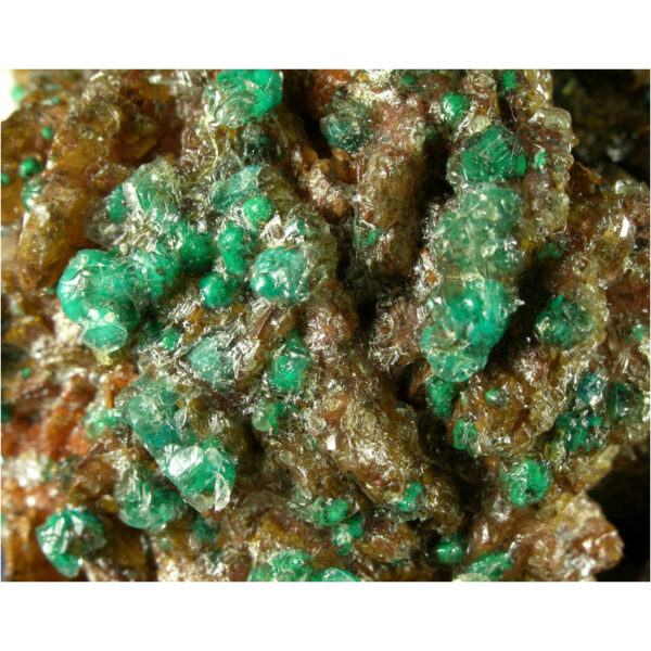 Rosasite, Selenite, Ferroan Dolomite from Bou Bekker, Touissit, Morocco - Image 4