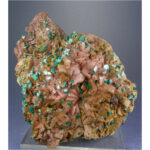 Rosasite, Ferroan Dolomite from Bou Bekker, Touissit, Morocco - Image 6