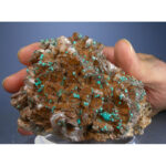 Rosasite, Dolomite, Selenite from Bou Beker, Touissit, Morocco - Image 2