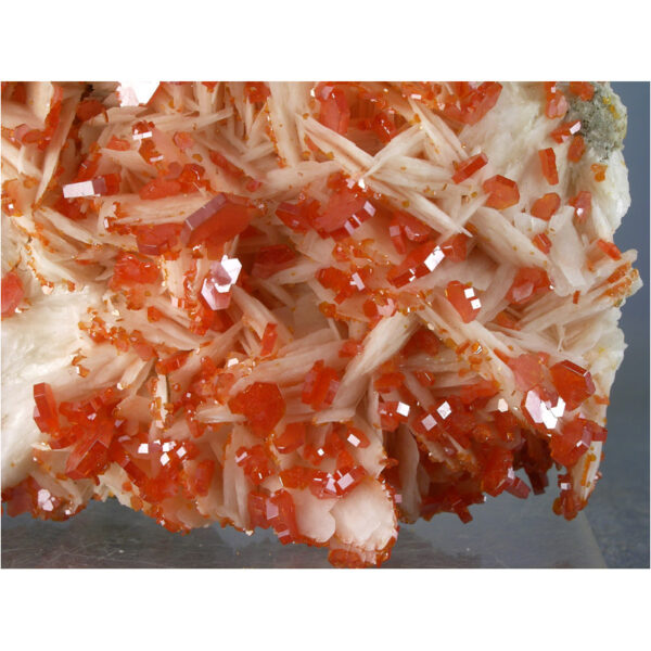 Vanadinite, Barite from Mibladen, Khenifra Province, Morocco - Image 2