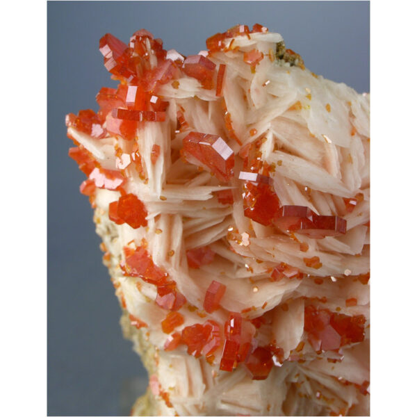 Vanadinite, Barite from Mibladen, Khenifra Province, Morocco - Image 3