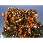 Vanadinite, Barite from Mibladen, Khenifra Province, Morocco