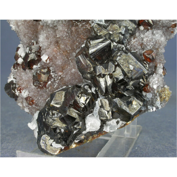 Sphalerite, Quartz from Shuikoushan Mine, Henan Province, China - Image 3