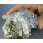 Fluorite, Quartz from Yaogangxian Mine, Hunan Province, China