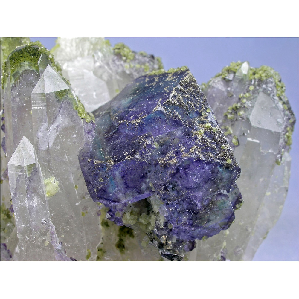rmyg202302-001-med.jpg Fluorite, Quartz, Chamosite from Yaogangxian Mine, Hunan Province, China - Image 1