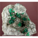 Dioptase, Quartz from Mindouli, Pool Dept., Republic of the Congo - Image 5