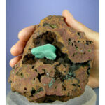 Malachite, Mottramite from Ojuela Mine, Durango, Mexico